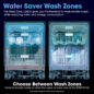 Water Saver Wash Zones
The Wash Zone option gives you the freedom to wash smaller loads while reducing 
water and energy consumption.
Choose Between Wash Zones
Great for smaller loads on either the upper or lower rack of the SDW6767HS.
Simulated image for demonstrative purposes