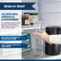 Sharp French 3-Door Refrigerator with Water Dispenser (SJF2955KS) - Slide-In Shelf
ADJUSTABLE VERSATILE CONVENIENT
The SJF2955KS Slide-In Shelf gives you more space to store larger items such as pitchers and bottles.
MULTI-LEVEL ORGANIZATION FOR QUICKER ACCESS
EASILY CREATES MORE SPACE WHEN NEEDED