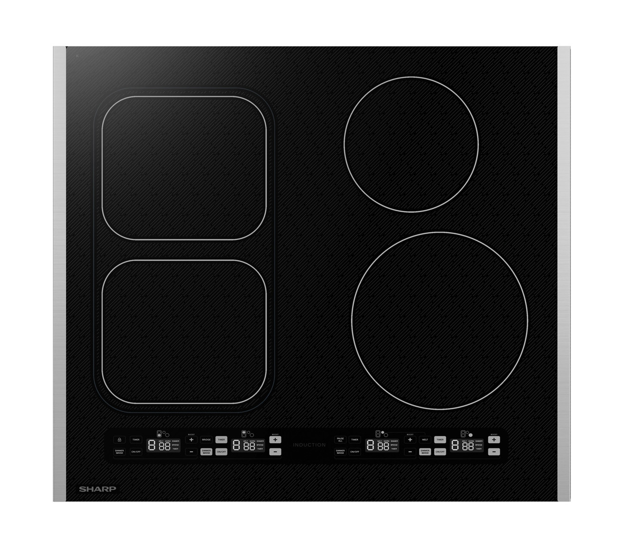 Sharp 24 in. Induction Cooktop (SCH2443GB) Without accessories