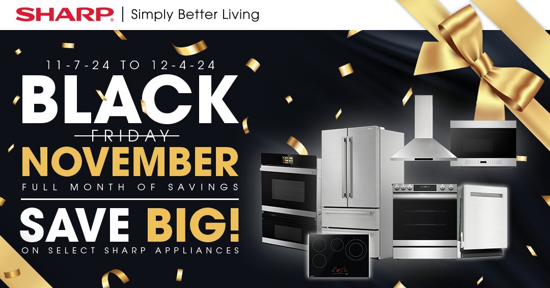 Sharp black november promotion