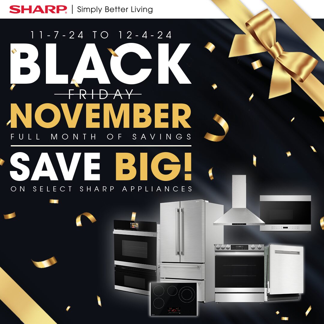 sharp black november promotion