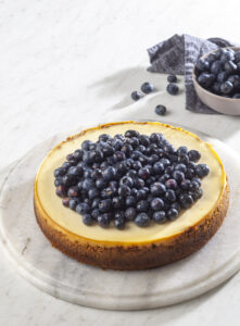 blueberry ricotta cheesecake