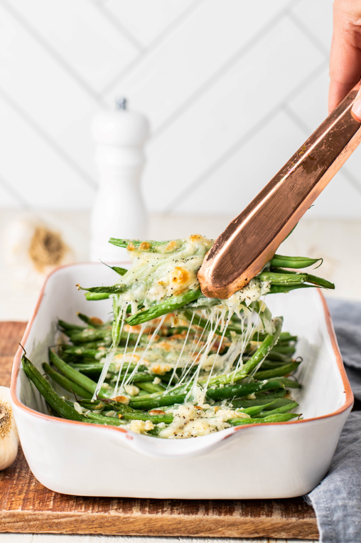 Cheesy Garlic Green Beans Recipe Simply Better Living