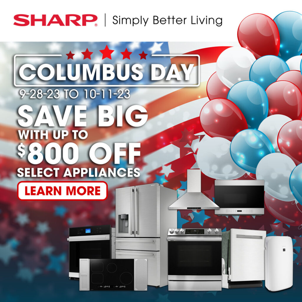 Sharp Columbus Day Sale 2023