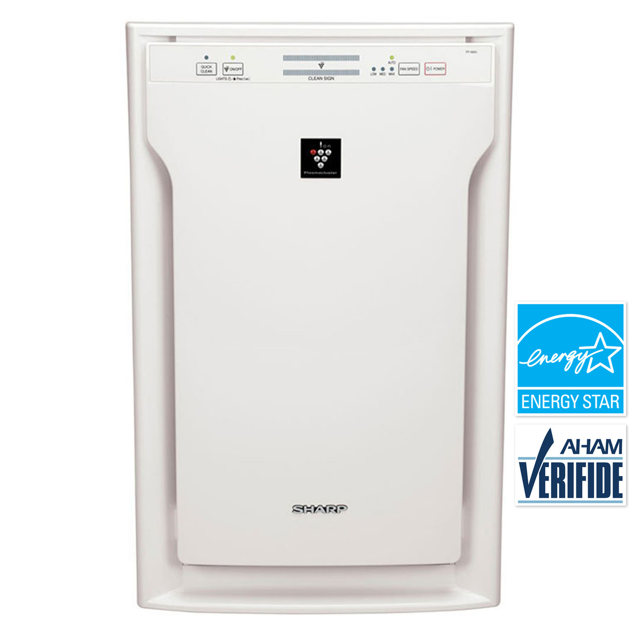 Sharp HEPA Air Purifier with Plasmacluster® Ion Technology for Extra-Large Rooms (FPA80UW)