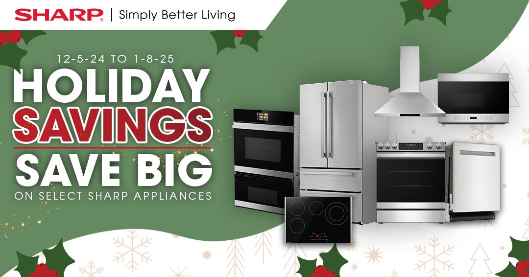 Sharp Holiday Savings Banner 2024