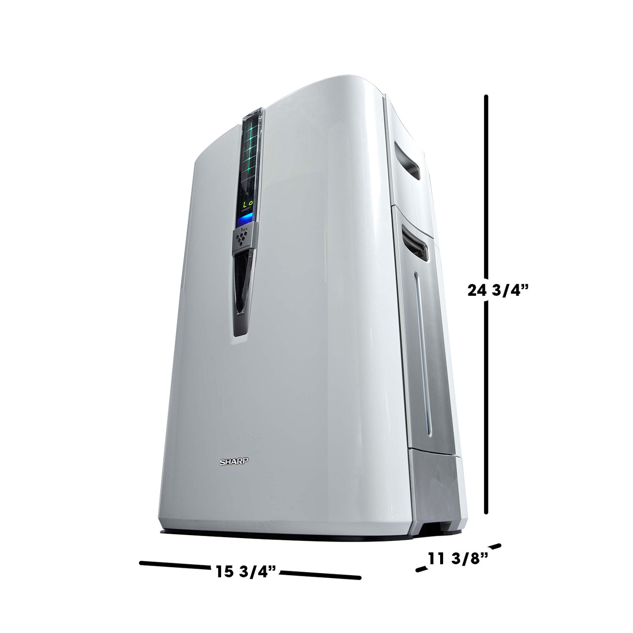 Sharp Plasmacluster® Air Purifier with Humidifying Function for Large Rooms (KC860U) dimensions