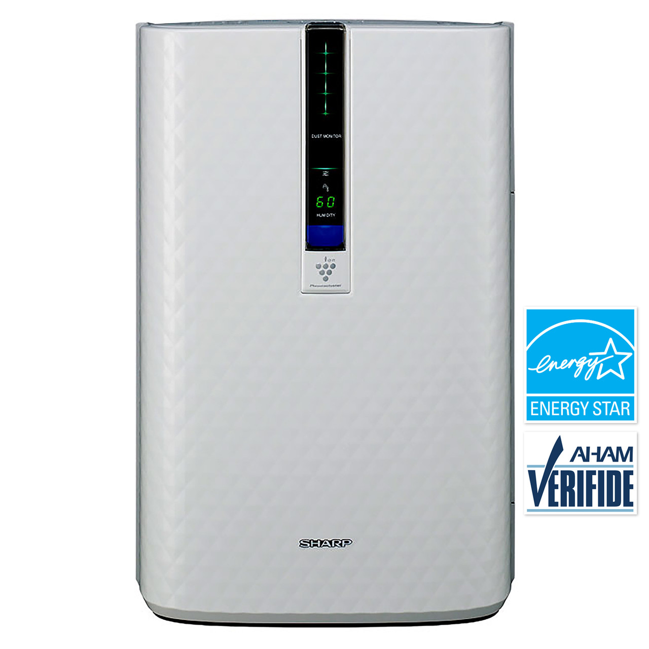 Sharp Plasmacluster® Air Purifier with Humidifying Function for Medium Rooms (KC850U)