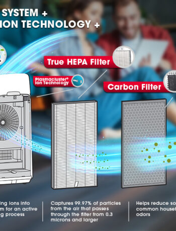 Filter system of the Sharp KCP70UW
