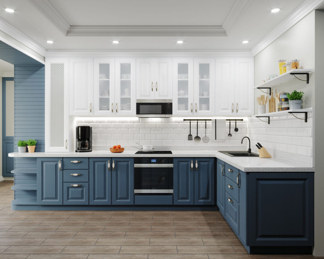 Sharp microwave drawer kitchen lifestyle image