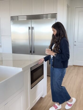 Ruby Shero's collaboration featuring the Sharp Smart Easy Wave Microwave Drawer Oven (SMD2489ES)