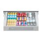 Sharp French 4-Door Counter-Depth Refrigerator with Water Dispenser (SJG2254FS) drawer with drinks
