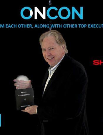 Sharp Sr VP of Sales and Marketing Peter Weedfald won amed a 2023 winner of the ONCON Icon Top 100 award