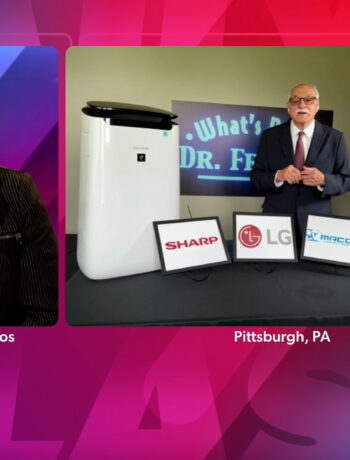 Dr. Frank on the Daily Flash for a Fathers Day and Graduation Gift segment highlighting the SHARP FXJ80UW Air Purifier and the SHARP FPK50UW Air Purifier.
