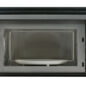 1.1 cu. ft. Sharp Stainless Steel Over-the-Range Convection Microwave (R1881LSY) – front view with door open