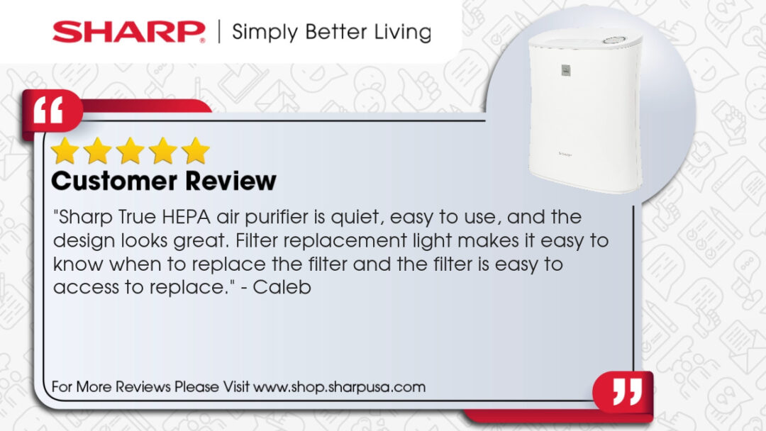 A customer's review of the Sharp True HEPA Air Purifier with Express Clean for Small Rooms (FPF30UH).