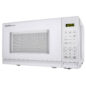 0.7 cu. ft. Sharp White Countertop Microwave (SMC0710BW) – left side view