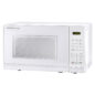 0.7 cu. ft. Sharp White Countertop Microwave (SMC0710BW) – left angle view