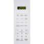 0.7 cu. ft. Sharp White Countertop Microwave (SMC0710BW) – control panel