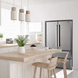 Sharp fridge SJG2351 in lifestyle kitchen