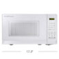 0.7 cu. ft. Sharp White Countertop Microwave (SMC0710BW) product dimensions