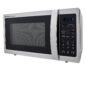 0.9 cu. ft. 900W Sharp Stainless Steel Carousel Countertop Microwave (SMC0912BS) – left side view