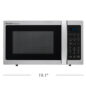 0.9 cu. ft. 900W Sharp Stainless Steel Carousel Countertop Microwave (SMC0912BS) product dimensions