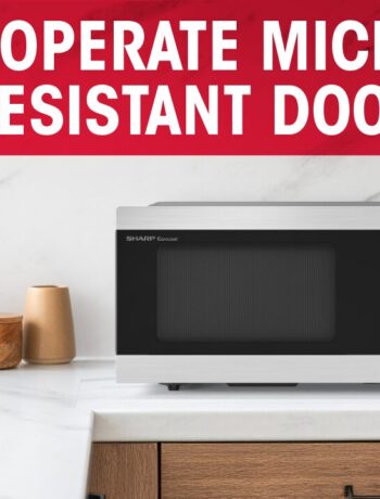 How to operate microwave child-resistant door lock.