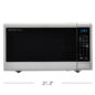 1.4 cu. ft. Sharp Black Carousel Countertop Microwave (SMC1443CM) product dimensions