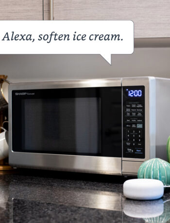 SMC1449 Smart Microwave Alexa Soften ice cream command