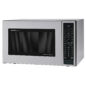 1.5 cu. ft. Sharp Stainless Steel Carousel Convection Microwave (SMC1585BS) – left angle view