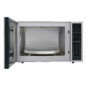 1.5 cu. ft. Sharp Stainless Steel Carousel Convection Microwave (SMC1585BS) – front view with door open