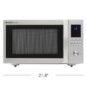 1.6 cu. ft. Sharp Stainless Steel Carousel Countertop Microwave (ZSMC1655BS) – dimension measurements
