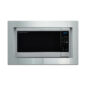 1.8 cu. ft. Sharp Stainless Steel Microwave with Black Mirror Door (SMC1843CM) – with trim kit