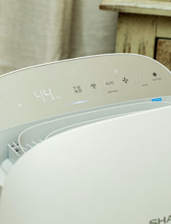 The Plasmacluster™ 7000 Series KCP70UW Smart Air Purifier by SHARP.