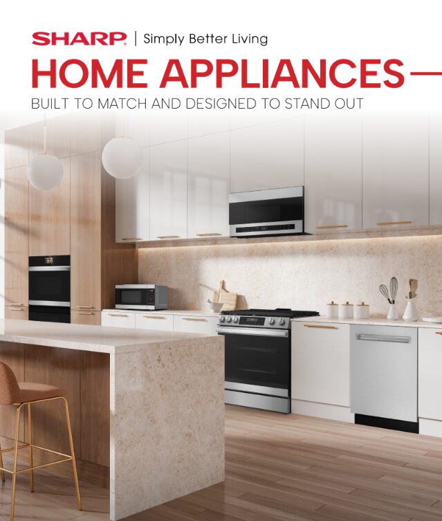 Sharp home appliance catalog cover page