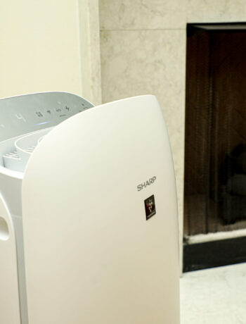 The Sharp Smart Plasmacluster Ion Air Purifier with True HEPA + Humidifier for Extra Large Rooms in the Serenbe home