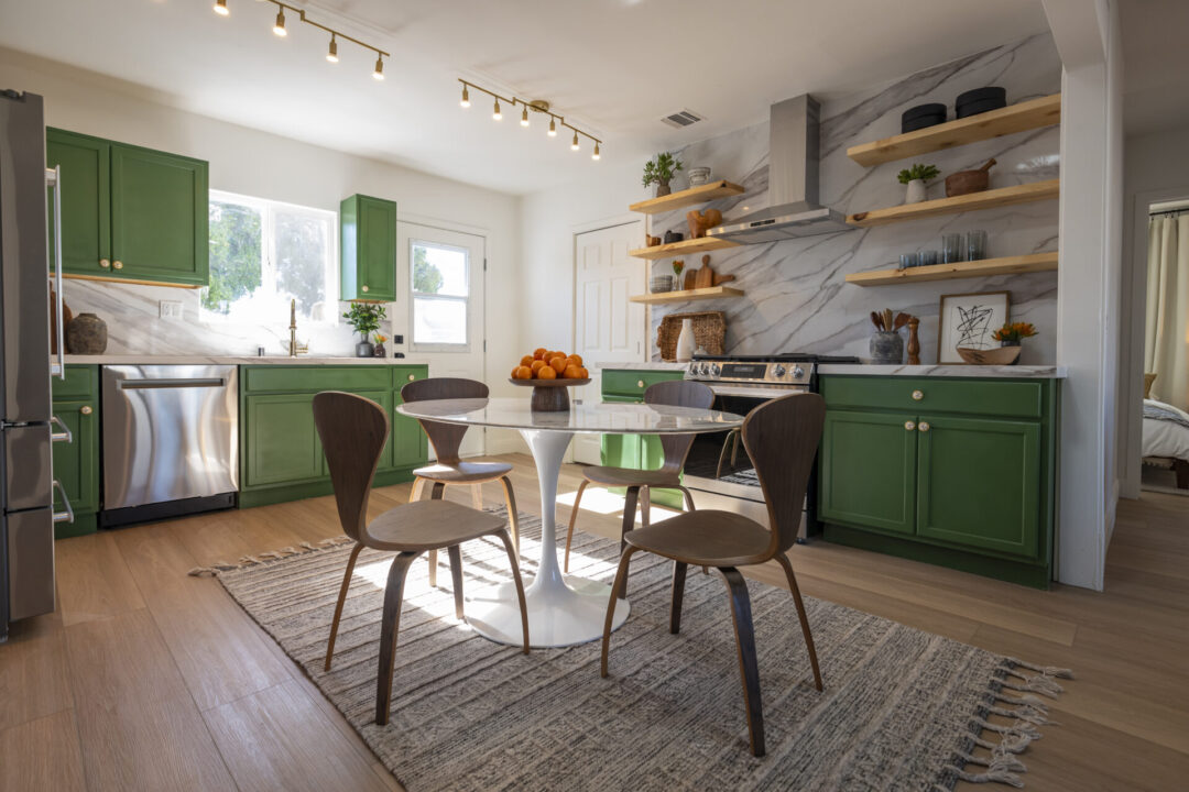 Sharp appliances in a modern kitchen on Backed By The Bros