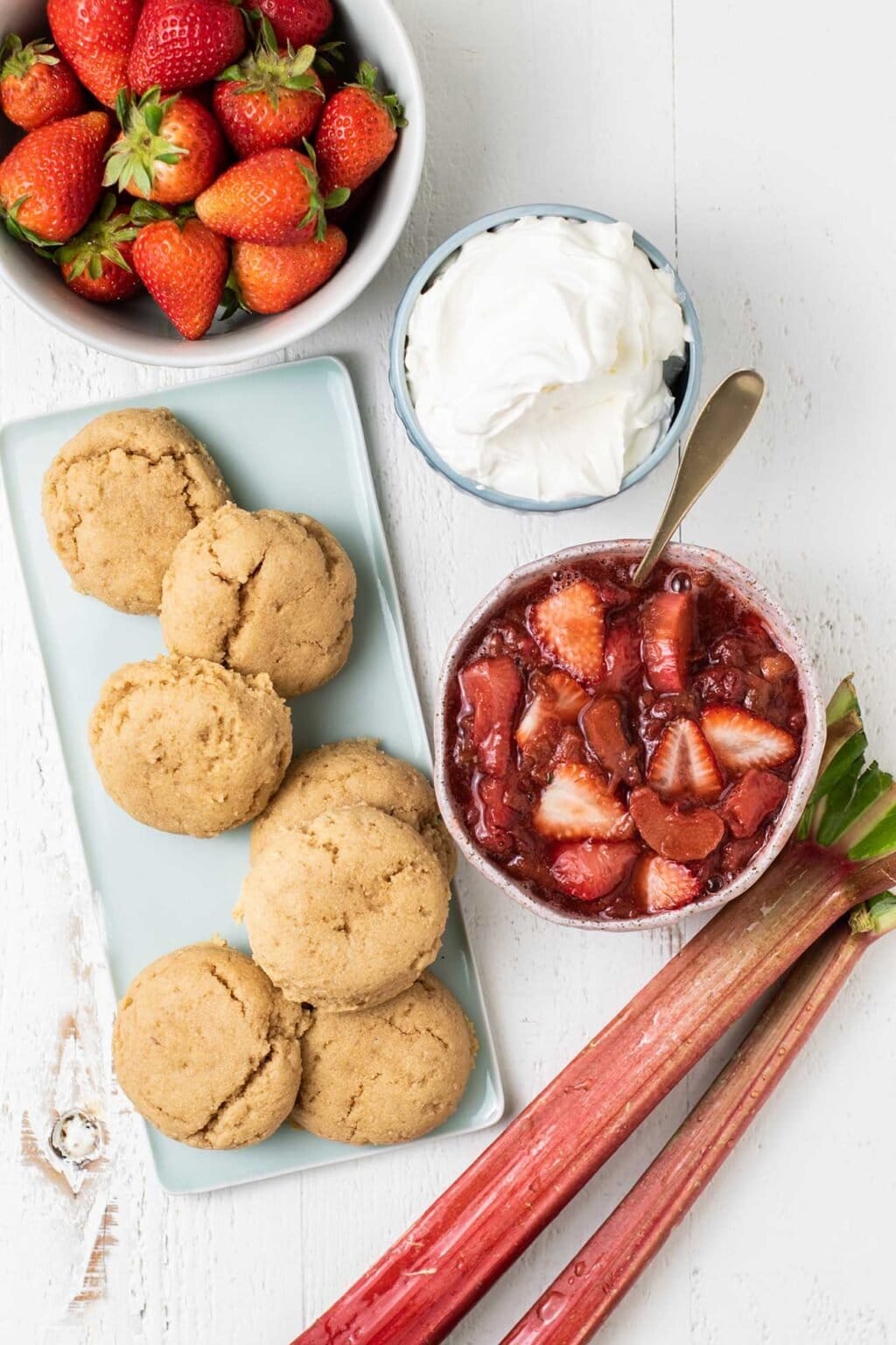 Strawberry Rhubarb Shortcake Recipe Simply Better Living 9820