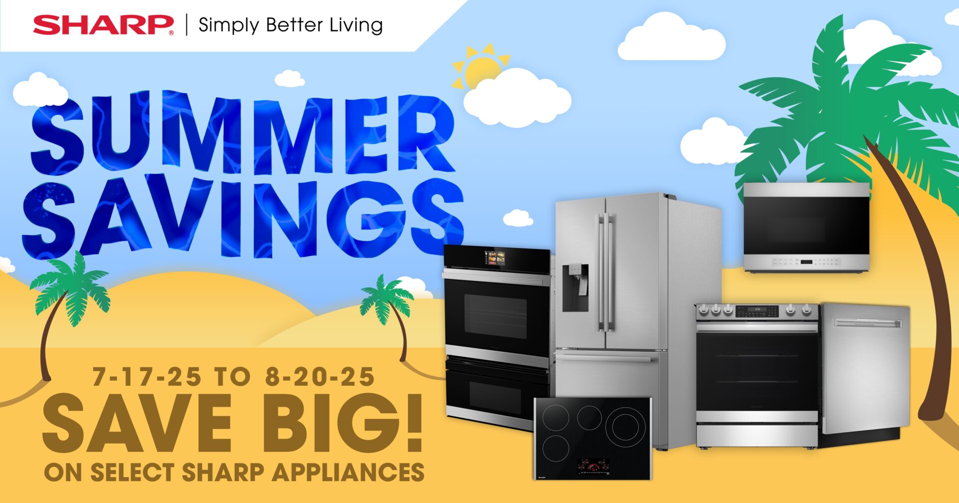 summer savings promotional banner