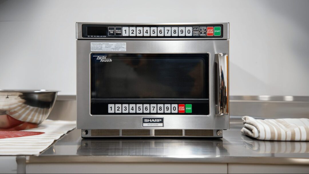 Clean and Maintain Sharp Commerical Microwave Oven