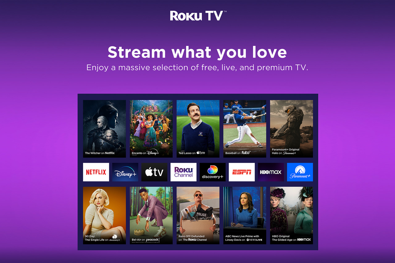 Sharp Roku TV 55" Class OLED 4K Ultra HD (4T-C55FS1UR) stream what you love