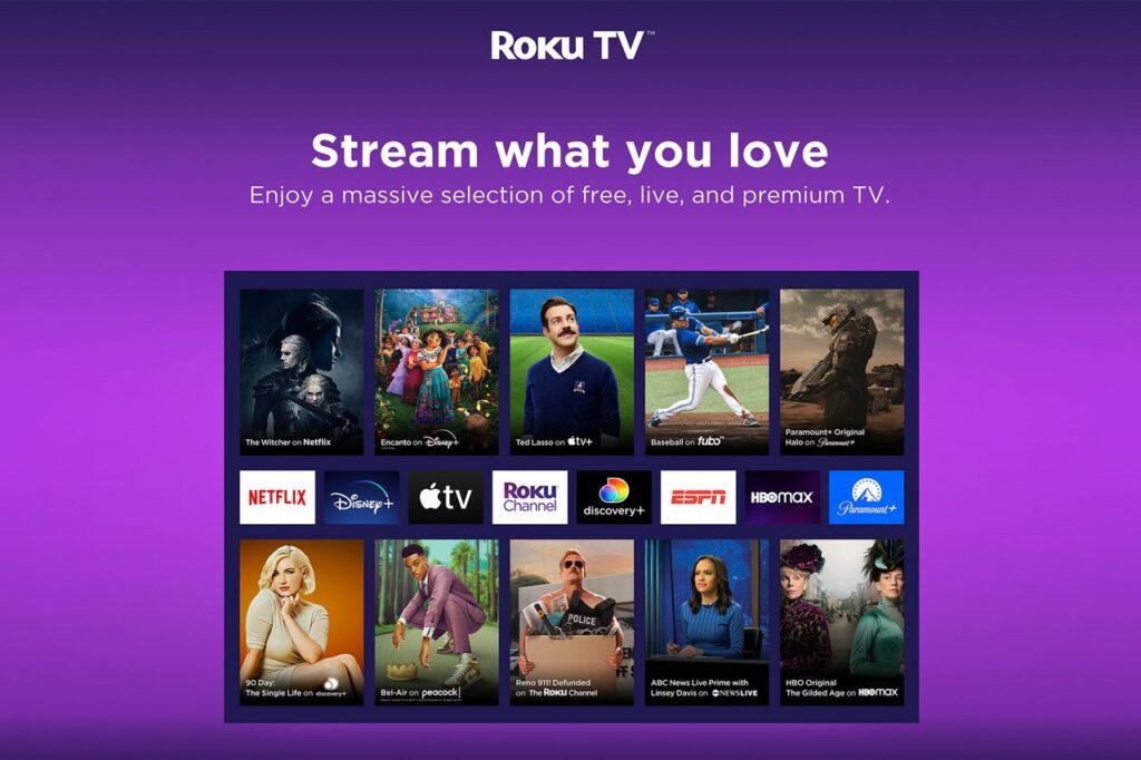 Sharp Roku TV 65" Class OLED 4K Ultra HD (4T-C65FS1UR) lifestyle