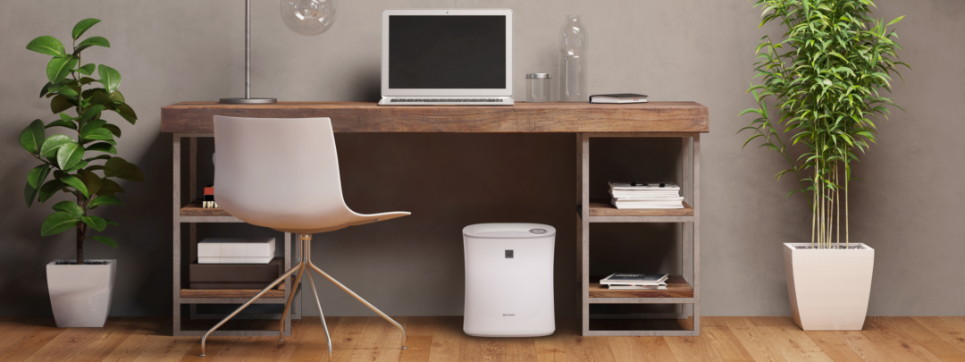 air purifier in a small space