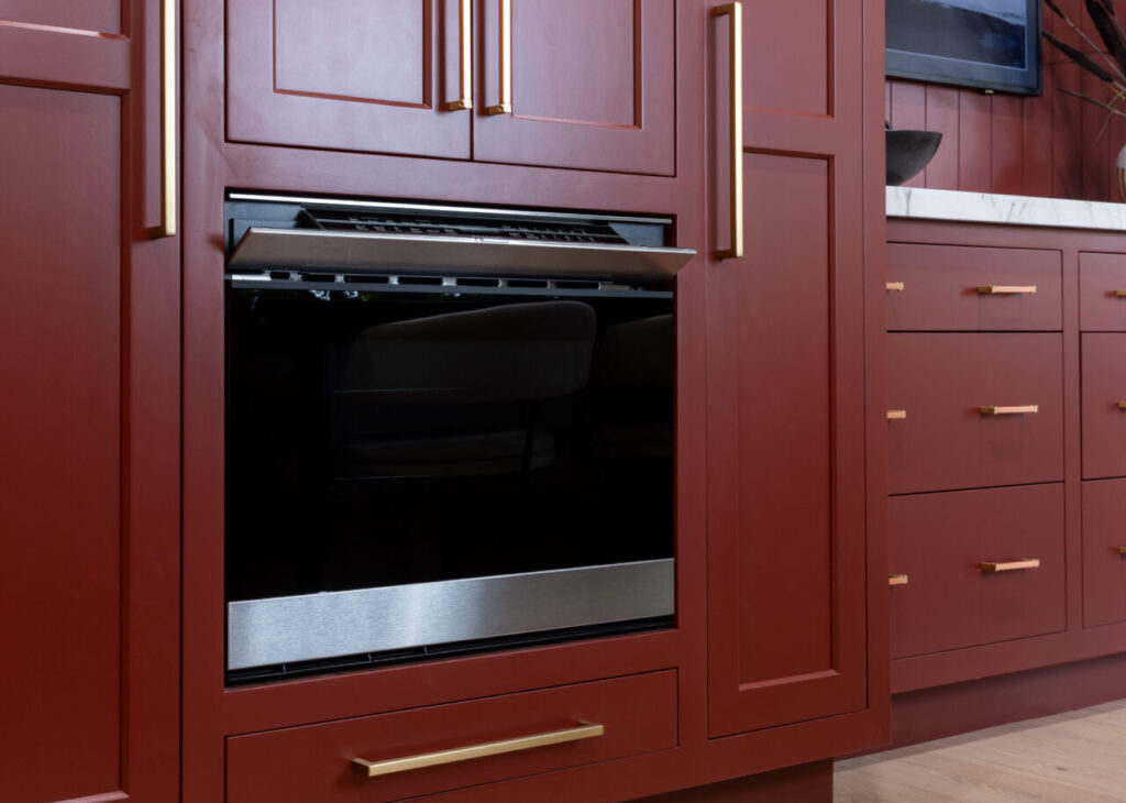 Sharp Microwave Drawer Oven in a kitchen