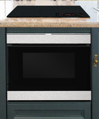 Sharp microwave drawer oven in countertop