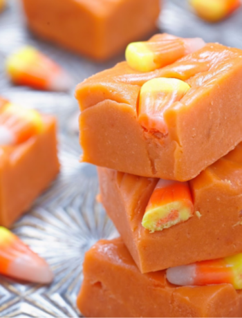 an image of orange Halloween candy