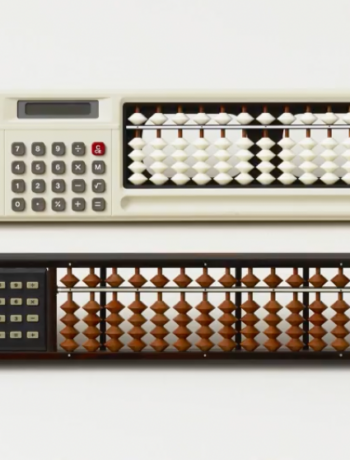 image of a Sharp throwback calculator
