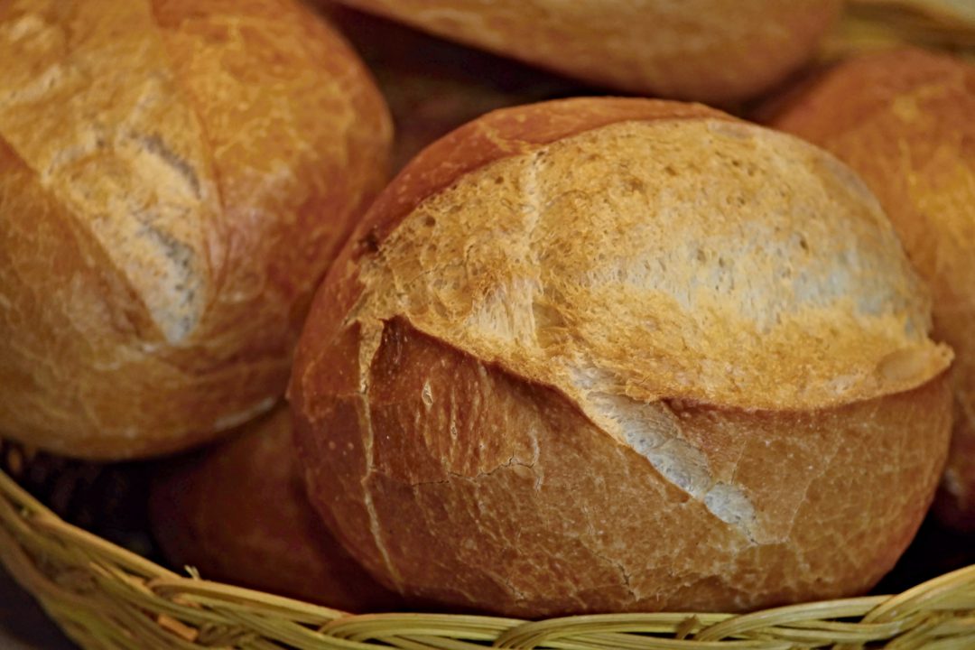 loaves of bread in a basket