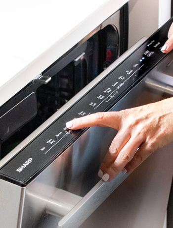 SHARP Dishwasher controls